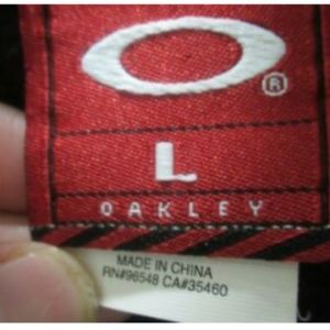 Oakley Jacket Men's Large Black Full Zip Jacket